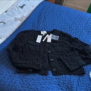 Jason Wu Black Lace Jacket